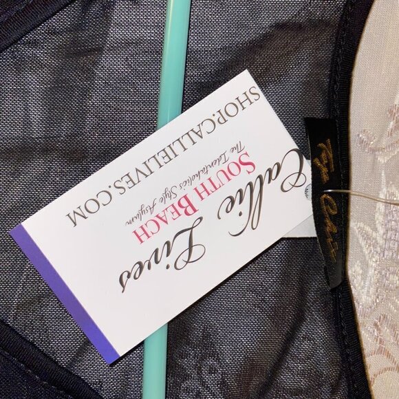 NWT CALLIE LIVES SIZE MEDIUM BLACK MIDI/MAXI LOOKS LIKE LEATHER SHINY SKIRT - Picture 2 of 9